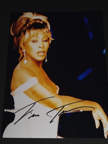 Foto firmata tina turner - firmata,