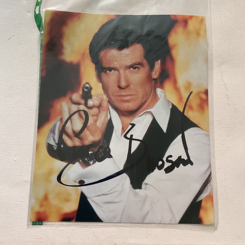 Pierce brosnan signed - pierce,