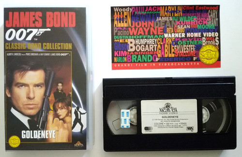 Vhs james bond 007 goldeneye - james,