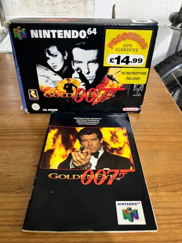 Goldeneye 007 n64 solo - n64, scatola