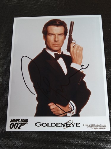 Foto firmata pierce brosnan - foto,
