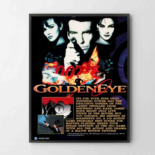 Poster 007 goldeneye nintendo - poster,